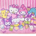thumbnail image 3 of Hello Kitty & Friends Blanket Snack Vibes Double Sided 50"X60" Cloud Throw., 3 of 5