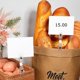 thumbnail image 2 of 40pcs Sign Clips Rotatable Sign Holders Clear Displaying Clips Price Sign Holders for Stores, 2 of 4