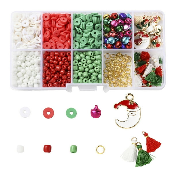 1 Set of DIY Jewelry Making Materials Christmas Thesmed Beads Jewelry Making Supplies