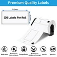 thumbnail image 2 of GREENCYCLE 5 Roll (200 Labels/Roll) White Paper Shipping Label Compatible for Brother DK1241 DK-1241 4''x6'' (102mm x 152mm) QL-1050 QL-1050N QL-1060N Printer,BPA Free, 2 of 5