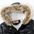 thumbnail image 4 of GYRATEDREAM Girl's Winter Coat Jacket Hooded Kids Toddler Waterproof Parka Outwear Warm Cotton Puffer Hooded Jacket for 4-10Y, 4 of 10