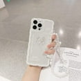 thumbnail image 4 of Compatible with iPhone 14 Pro Case, Soft Clear Bow-Knot with Lovely Cute Lanyard Chain Strap Bracelet Women Girls Cover Case for iPhone 14 Pro, 4 of 9