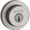 Satin Nickel, variant on Kwikset 158Rdt-S.Strkp Milan Single Cylinder Keyed Entry Deadbolt - Nickel