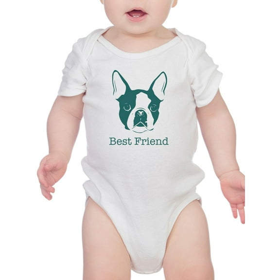 Puppy Best Friend Quote Bodysuit Infant -Smartprints Designs,  18 Months