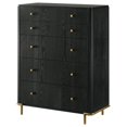 thumbnail image 3 of Arini 5-drawer Bedroom Chest Black, 3 of 5
