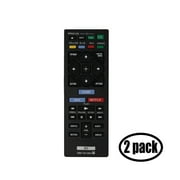2 Pack Replacement Sony RMT-B126A Blu-ray Disc Player Remote Control for Sony BDPS3200 Blu-ray Disc Player