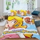 thumbnail image 2 of Princesa Peach Conjunto de sábanas temático, trío de piezas, cómodo y amigable con la piel, diseño único, regalo de decoración para el hogar para familiares, amigos y fans,140cm *210cm, 2 of 6
