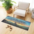 thumbnail image 6 of Haosy Whimsical Tree Of Life Bathroom Rugs Non Slip Absorbent Soft Plush Quick Dry Bath Mat, 39"x20", 6 of 8