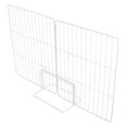 thumbnail image 1 of OULII Universal Fridge Shelves Wire Fridge Divider White Iron 1Set, 1 of 8