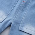 thumbnail image 6 of Boys Shorts Set Summer Clothes Cute Cartoon Short Sleeve Shirt+Denim Shorts Two Piece Set Kids Summer Outfits, 6 of 9