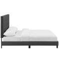 thumbnail image 4 of Hawthorne Collections Modern Button Tufted Fabric Full Platform Bed in Gray, 4 of 5