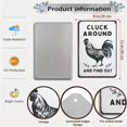 thumbnail image 3 of Chicken Sign for Farm, Funny Chicken Coop Metal Signs, Outdoor Chicken Decor, Personalized Tin Sign, Chicken Coop Sign, 3 of 5