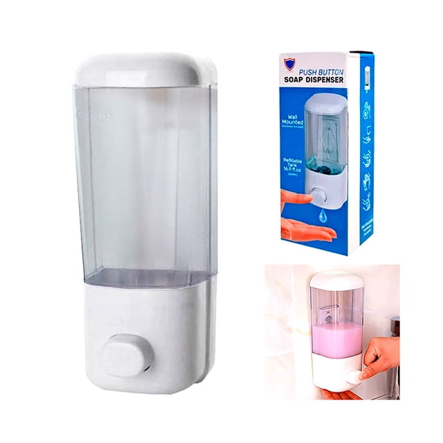 Dispensador De Jabón Líquido Rellenable Despachador Manual Klid Klid Dispensador de Jabon