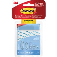 1PC Command Clear Assorted Adhesive Strip