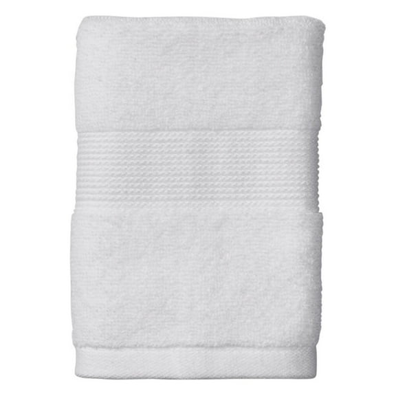 Better Homes & Gardens Signature Soft Solid Cotton Washcloth, Arctic White