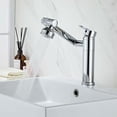 thumbnail image 1 of Modern Style Bathroom Tap, High-Purity Solid Brass Digital Display Faucet with Rotatable Water Tap, Comfortable Ergonomic Design for Kitchen Bathroom Sink Area, 1 of 5