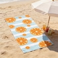 thumbnail image 6 of Quick Dry Sand Proof Beach Towel - 55x27.5in Lightweight Microfiber Travel Towel, Multi-Purpose for Swimming Pool, Gym, Sports, Camping Blanket, Compact Portable, 6 of 6