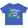 thumbnail image 3 of Inktastic My Papaw Grandpa Loves Me Dinosaur Boys Toddler T-Shirt, 3 of 5