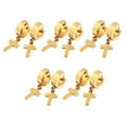 thumbnail image 1 of Qarigey 5 pares de pendientes cruzados pendientes de gota exquisitos Clip de oreja para fiestas de Navidad Día de San Valentín fiestas de Ropa, zapatos y accesorios Miscelánea Tipo 3, 1 of 6