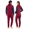 thumbnail image 3 of Men’s Onesies, Unisex Plain One-Piece Pajama Jumpsuit – Hooded Plain Onesies for Men, Cozy Adult Loungewear Playsuit, 3 of 6