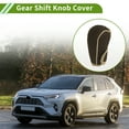 thumbnail image 2 of Cubierta de pomo de cambio de marcha automotriz universal para SUV y camiones Unique Bargains de tela marrón oscuro, 2 of 7