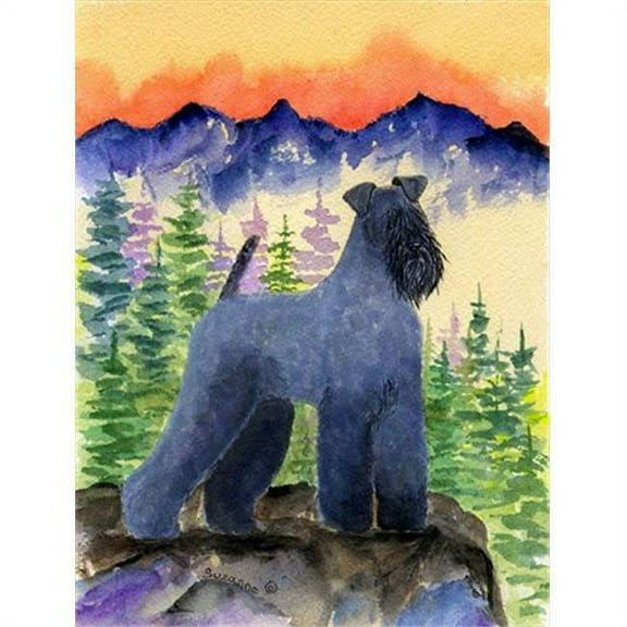 Kerry Blue Terrier Flag - Garden Size