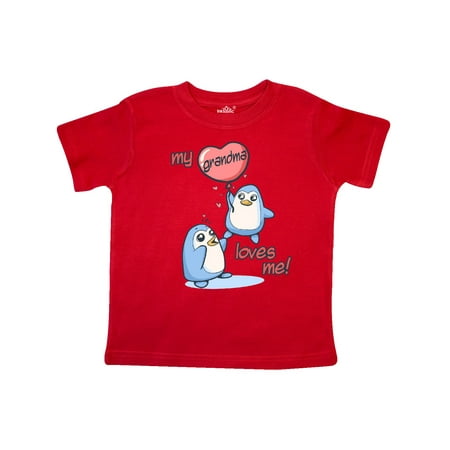

Inktastic My Grandma Loves Me Gift Toddler Boy or Toddler Girl T-Shirt
