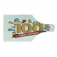 thumbnail image 1 of 100th Birthday Cutting Board, Grannies Lived for Centuries 100 Birthday Party Growing Old Digital Image, Tempered Glass Cutting and Serving Board, Wine Bottle Shape, Multicolor, by Ambesonne, 1 of 1