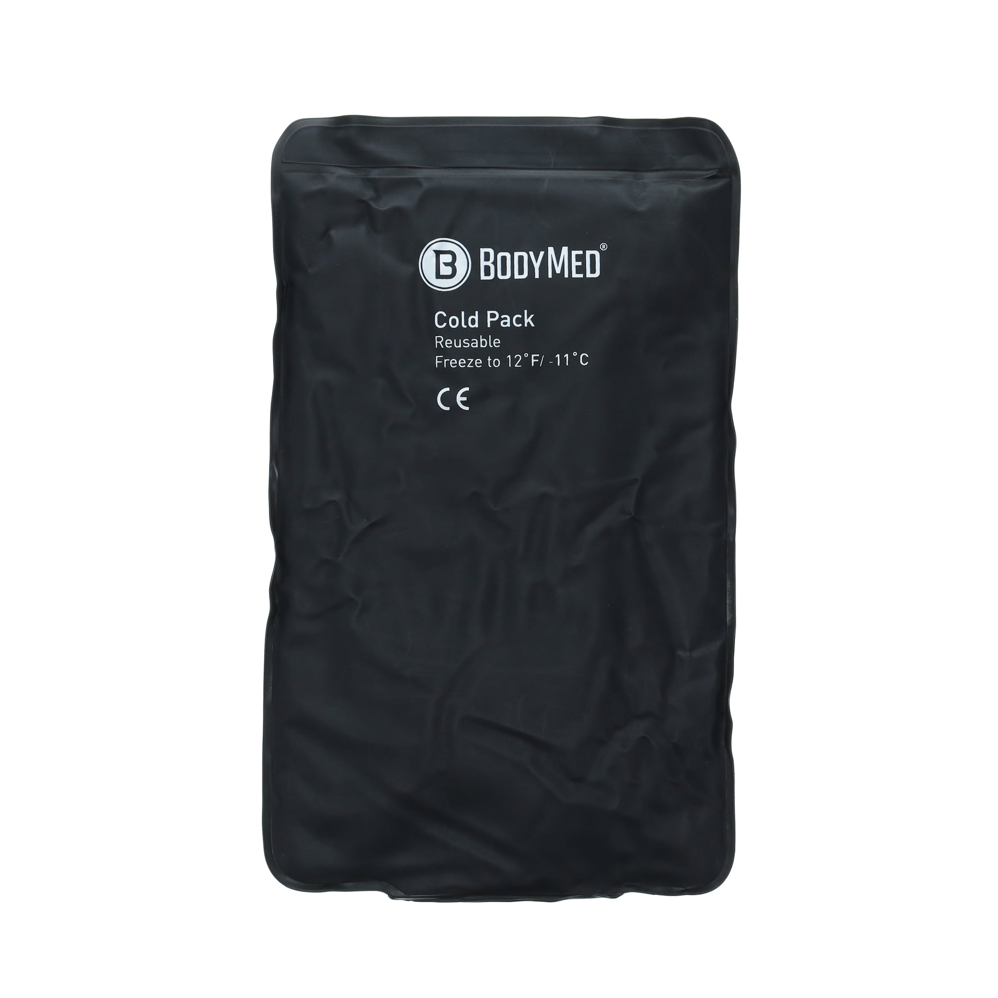 BodyMed Heavy Duty Black Urethane Cold Packs – Reusable Flexible Ice Pack for Injuries – Cold Gel Pack – Half Size, 12 in. x 7 in.