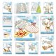 thumbnail image 2 of Troqueles de corte de casas de alce y árbol de Navidad, plantilla para decoración de diario de recortes, plantilla de grabado, tarjeta de felicitación artesanal hecha a mano, novedad de 2022, 2 of 4