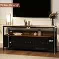 thumbnail image 6 of 55 Inch TV Stand for Bedroom Small TV Stand Dresser with Drawers and Shelves, Dresser TV Stand, TV & Media Console Table Furniture, 6 of 8