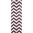 thumbnail image 4 of SAFAVIEH Chatham Jake Geometric Wool Area Rug, Purple/Ivory, 5' x 5' Square, 4 of 9