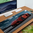 thumbnail image 3 of .x BAT Shadow Rubber Stitched Edges Extended Large Gaming Mouse Pad Office Keyboard Mouse Mat, 3 of 7