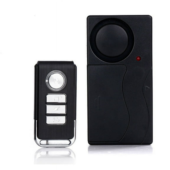 Remote Control Vibration Alarm Wireless Vibration Alarm Adjustable Sensitivity Loud Alarm for Electric Vehicle Battery