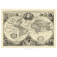 thumbnail image 2 of Art.com Vintage World Map Art Print, 24" x 18", 2 of 4