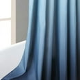 thumbnail image 5 of Fabric Shower Curtain, Blue Shower Curtain, Plolyester Ombre Shower Curtains for Bathroom, Modern Decorative Bathroom Curtains, 72" W x 72" H, 5 of 5