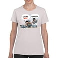 thumbnail image 1 of Hard Work And Cheapskates T-Shirt Women -Ramzy Taweel Designs, Female 4X-Large, 1 of 4