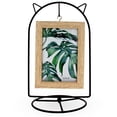 thumbnail image 3 of Black Cat Hanging Photo Picture Frame and Metal Ornament Stand 9.25 Inches, 3 of 7