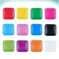 Angoily 50pcs Colorful Paper Plate Kindergarten Handcraft Materials buy-expresso-heavy-duty-stainless-steel-round-new-dinner-plate-w-5