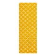 thumbnail image 3 of Unique Loom Trellis Shag Collection Area Rug - Ruby (2' x 6' Runner Yellow/Ivory), 3 of 11
