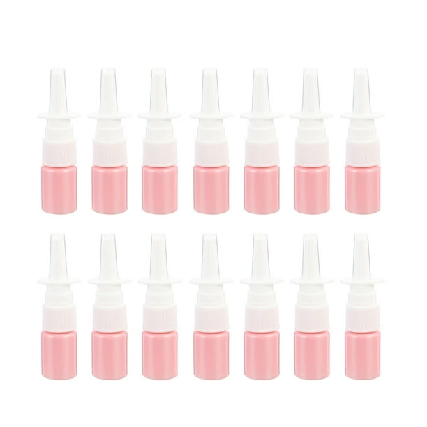 1 juego de 50 botellas de spray de PET de 5 ml, vacías, para viaje.