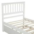 thumbnail image 5 of Harper & Bright Designs Twin Size Platform Bed with Trundle for Bedroom, White, 5 of 8