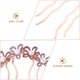 thumbnail image 3 of unbranded Peine Floral Con Para En Color Morado Exclusivo Para Eventos Formales, 3 of 6