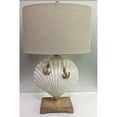 thumbnail image 3 of Clam Shell 28" White Coastal Table Lamp (Set of 2), 3 of 3