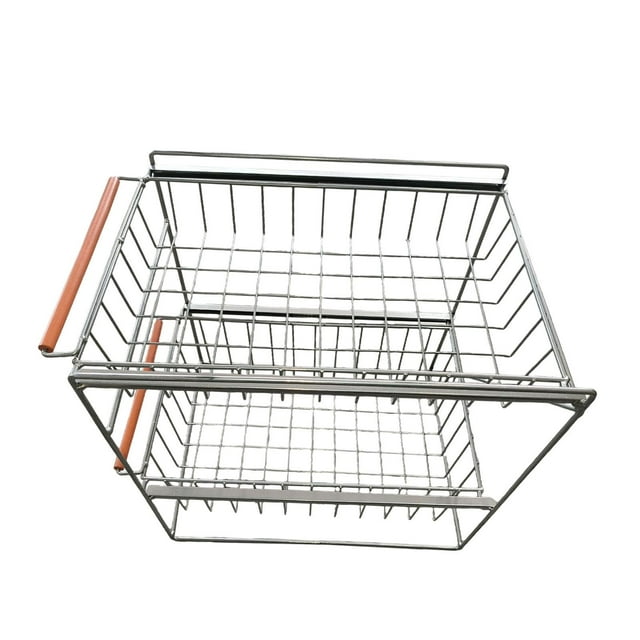 Cesta de almacenamiento bajo el fregadero, cajón, diseño moderno, gran capacidad, desmontable, ahorra espacio Grande