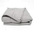 thumbnail image 1 of Quilted Cotton Weighted Throw Blanket Silver / 48"x72" 12lbs, 1 of 1
