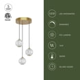 thumbnail image 3 of Alora Lighting MP321203PN Marni 14" Wide Led Multi Light Pendant - Nickel, 3 of 7