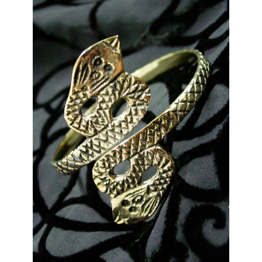 Adjustable Gold Snake Armband