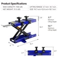 thumbnail image 5 of POWANLI Motorcycle Lift, 1100 lb Capacity Motorcycle Jack ,Motorcycle Scissor Lift Jack with Saddle and Safety Pins, 5 of 5
