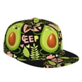 thumbnail image 2 of Uemuo Avocado Keep Calm Pattern Women's Baseball Cap,Straight Brim Hat,Golf Dad Hat,Travel Hat,Sun Protection Cap,Everyday Accessory, 2 of 9